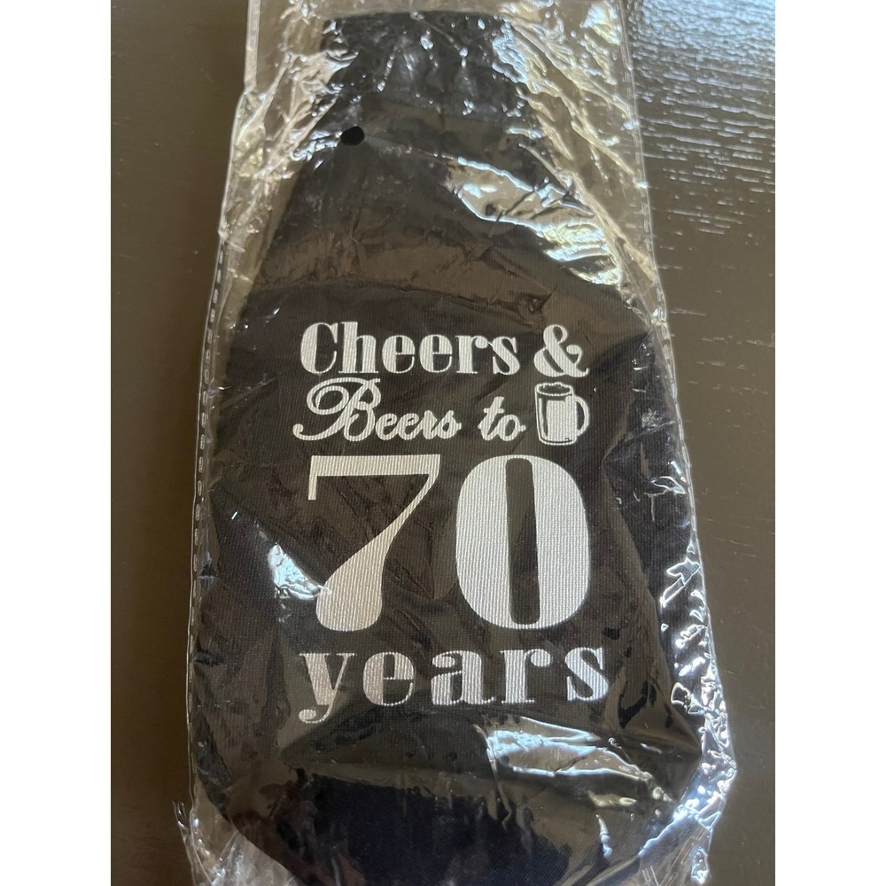 Bottle Cover "Cheers to being 70"